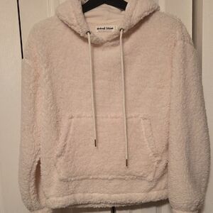 Women's Cream Fleece Hoodie